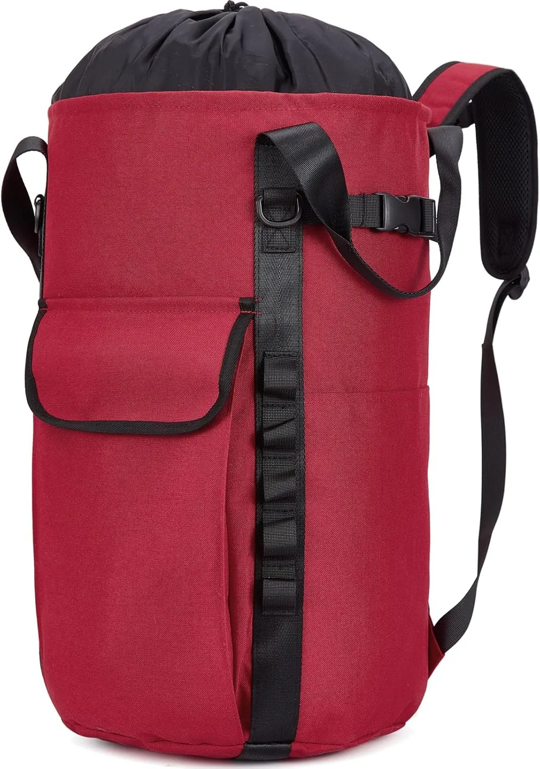 Arborist Rope Bag, 35L Tree Climbing Rope Bag, Arborist Equipment Bucket Backpack, Arborist Gear Carrier Bag with Side Pockets, Tough Rock Climbing Backpack, Rock and Tree Climbing Gear
