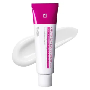 Arbutin 7%   Tranexamic Acid 4% Cream, 70,000ppm Arbutin, 40,000ppm TXA, Niacinamide, Glutathione, Dark Spots, Freckle, Blemishes, Pigmentation, Korean Skin Care, 50ml, 1.69 fl.oz.