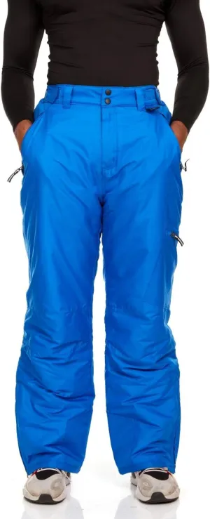 Arctic Quest Mens Snow Ski Waterproof Softshell Snowboard Pants Outdoor Hiking Zipper Bottom Windproof Warm Snow Pants