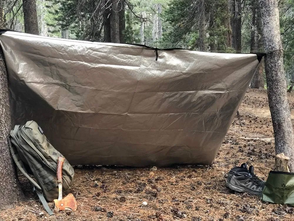Arcturus Heavy Duty Survival Blanket  Insulated Thermal Reflective Tarp - 60" x 82". All-Weather, Reusable Emergency Blanket for Car or Camping (Blue)
