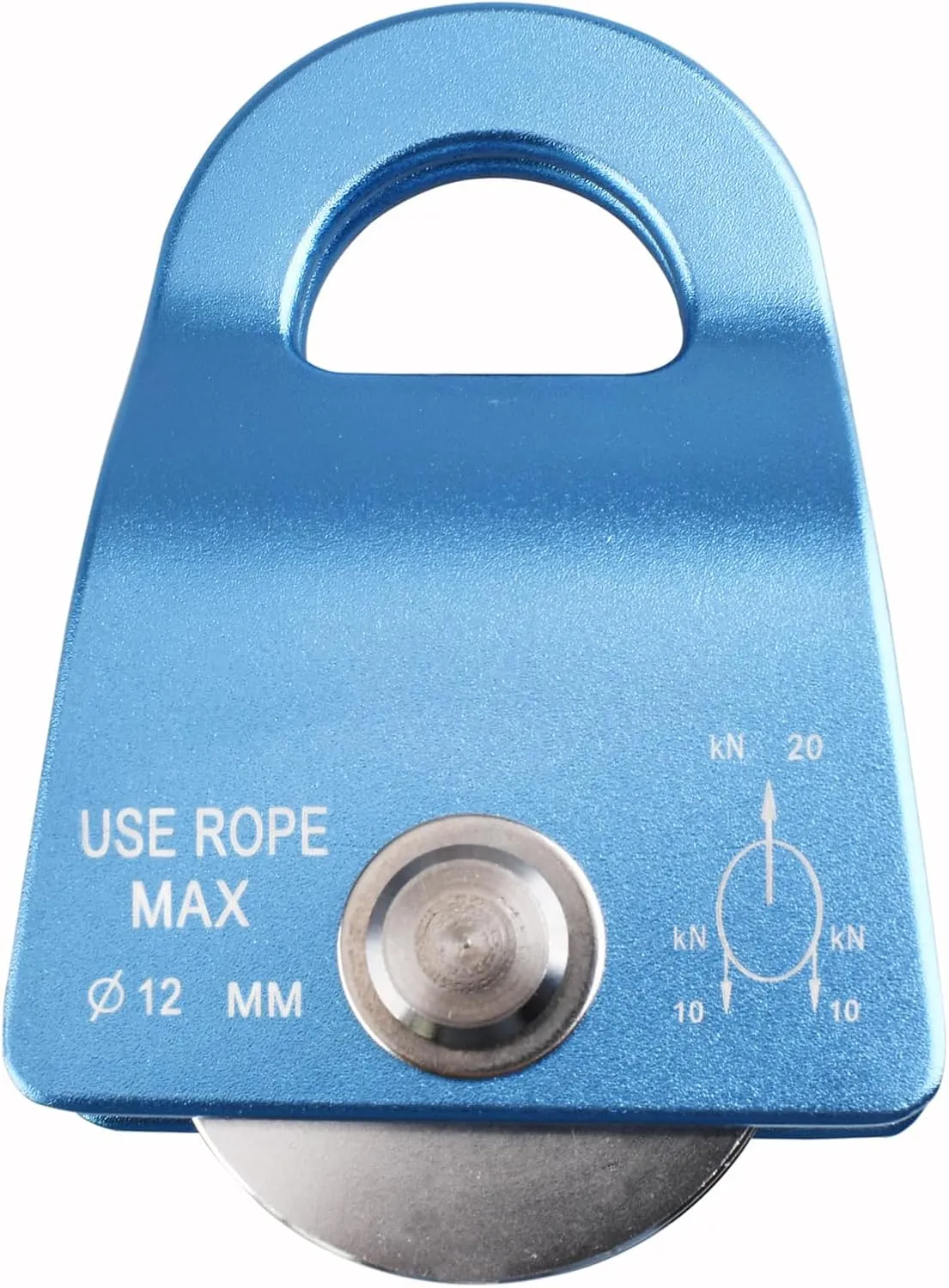 Azarxis 20 kN Micro Side Swing Pulley Prusik Minding Pulleys for 0.47" / 12mm Rope/Cable Rock Climbing Tree Arborist Zipline Lifting Hauling Dragging Rescue Aerrial Work Hitch Tending