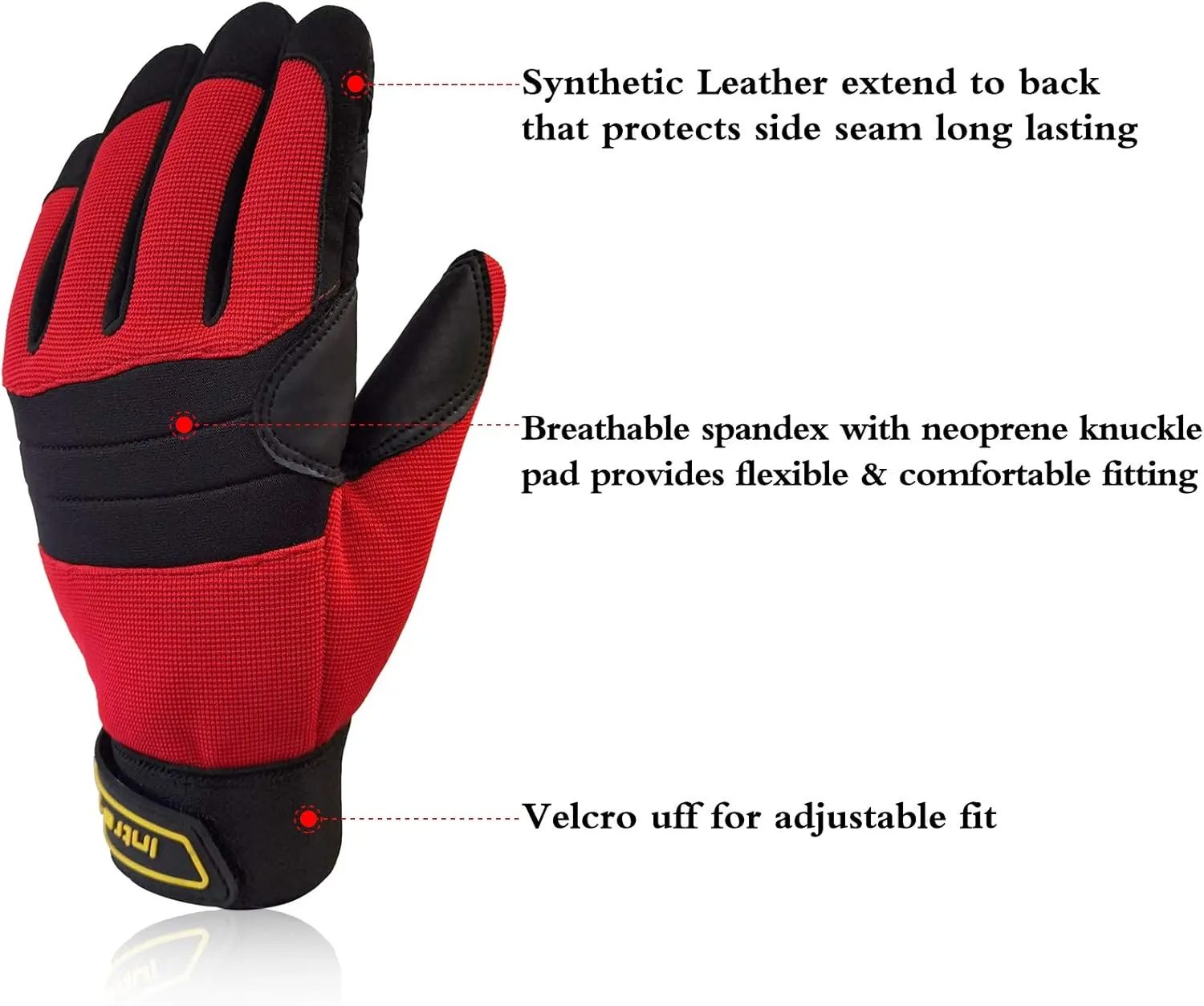 Climbing Gloves Anti-Slip Rope Gloves, Perfect for Rappelling, Rescue.
