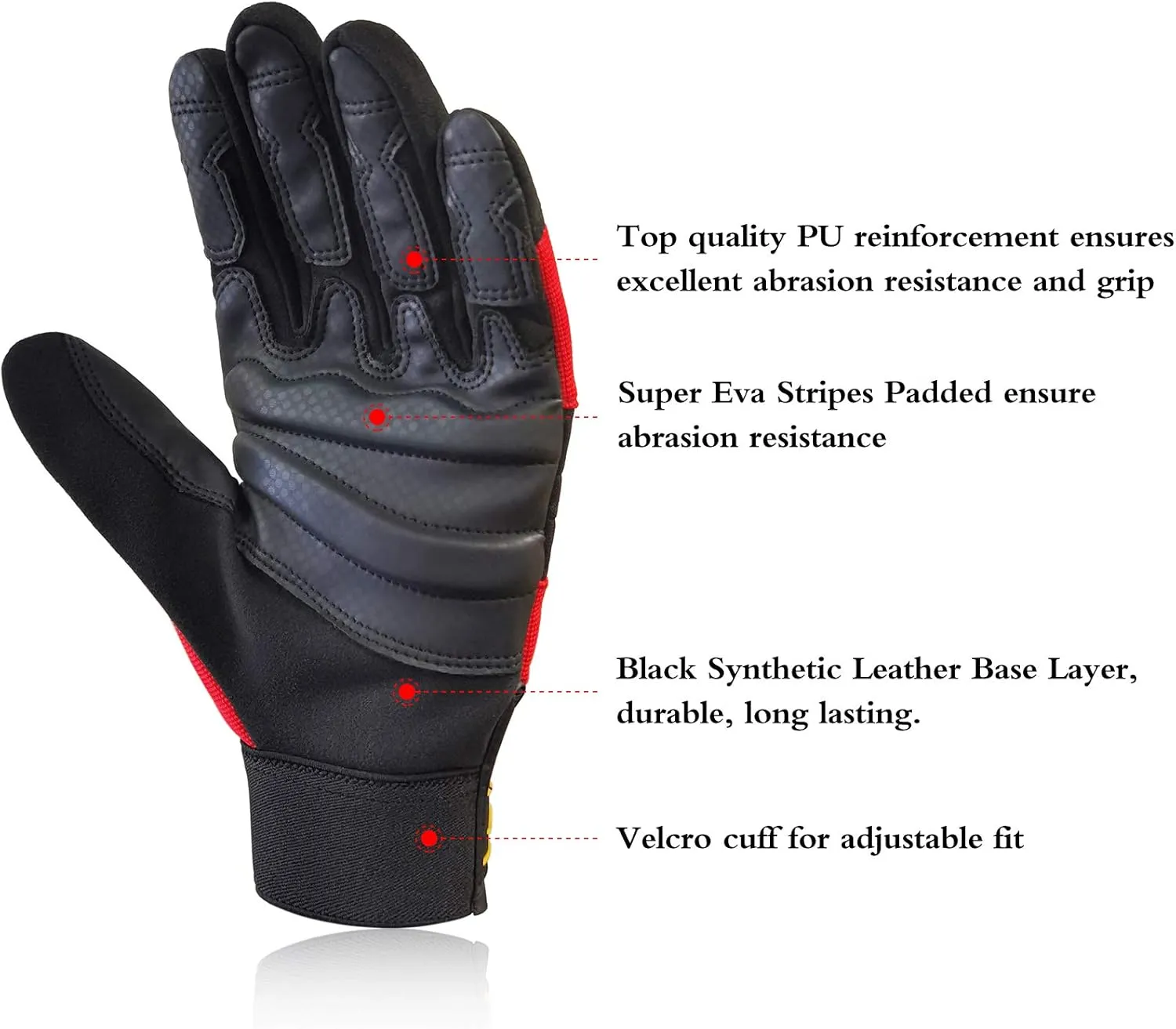 Climbing Gloves Anti-Slip Rope Gloves, Perfect for Rappelling, Rescue.