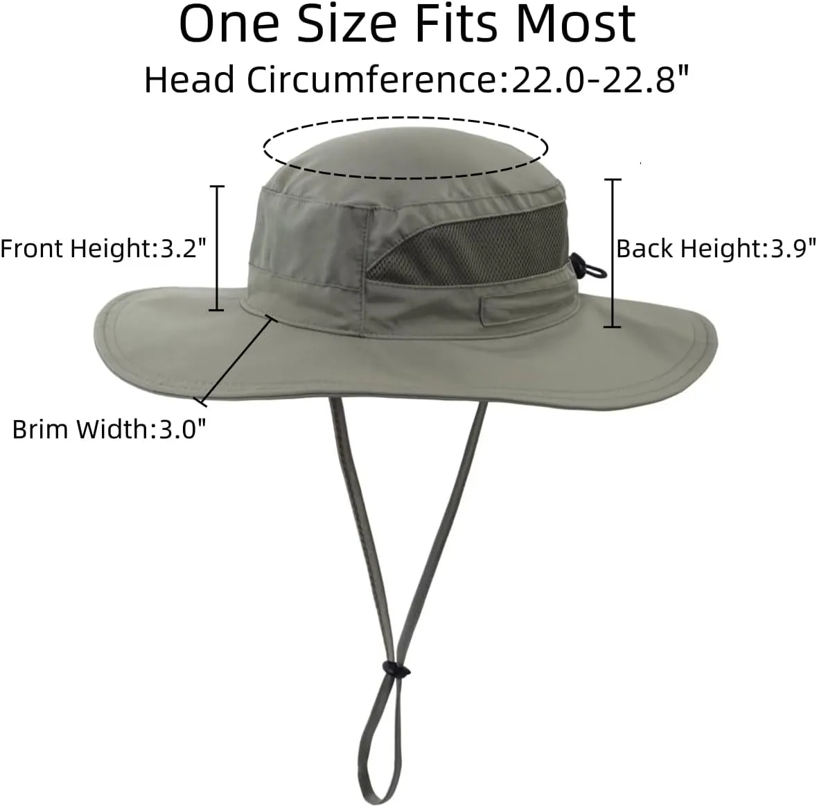 Connectyle Women's UPF 50  Sun Hat UV Protection Wide Brim Bucket Hat Summer Beach Hats Fishing Hiking Outdoor Safari Hats