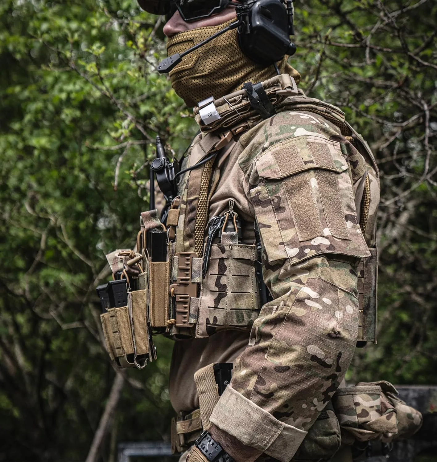 G3 Combat Uniform Set for Men Tactical Camouflage Clothing Hunting Paintball Suit with Knee & Elbow Pads