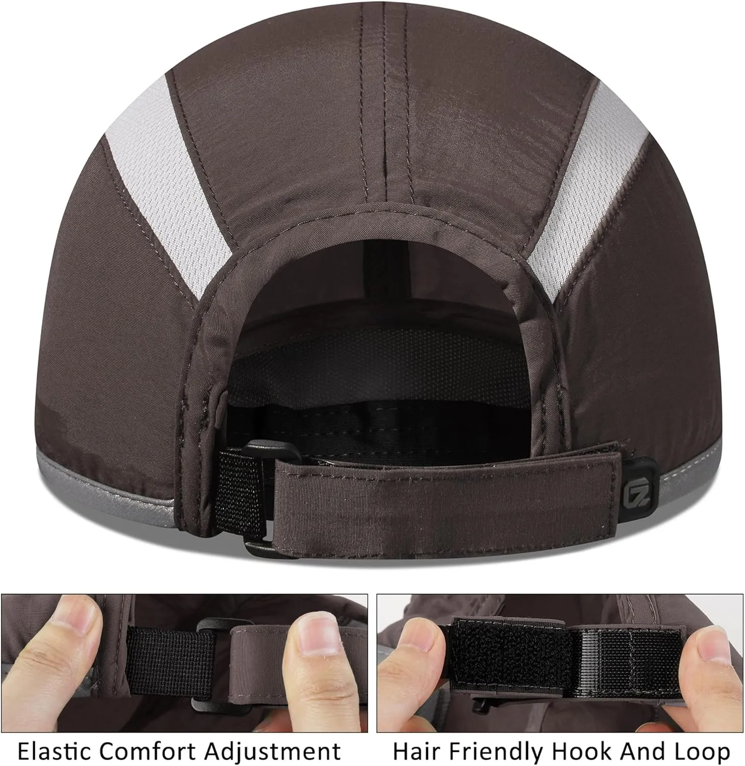GADIEMKENSD Reflective Folding Outdoor Hat Unstructured Design UPF 50  Sun Protection Sport Hats for Womens and Mens