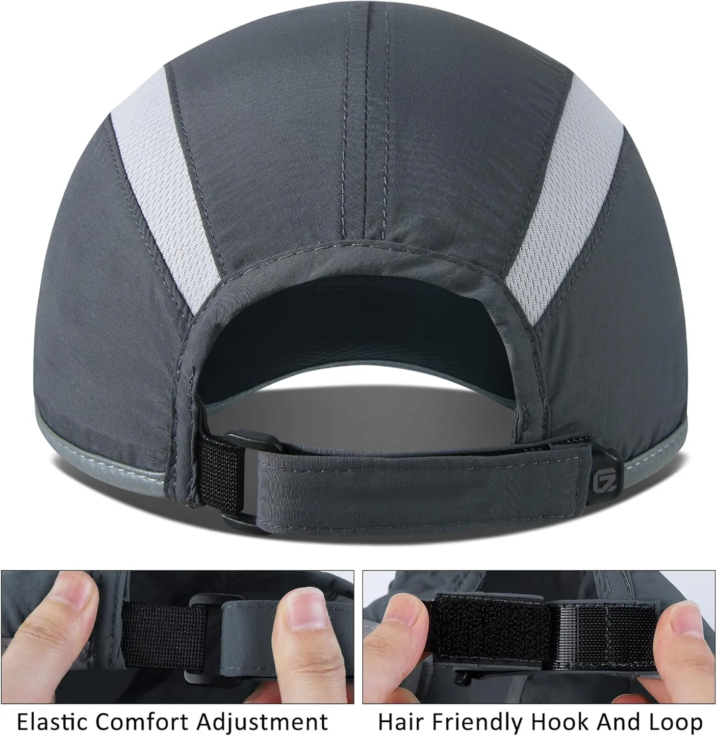 GADIEMKENSD Reflective Folding Outdoor Hat Unstructured Design UPF 50  Sun Protection Sport Hats for Womens and Mens