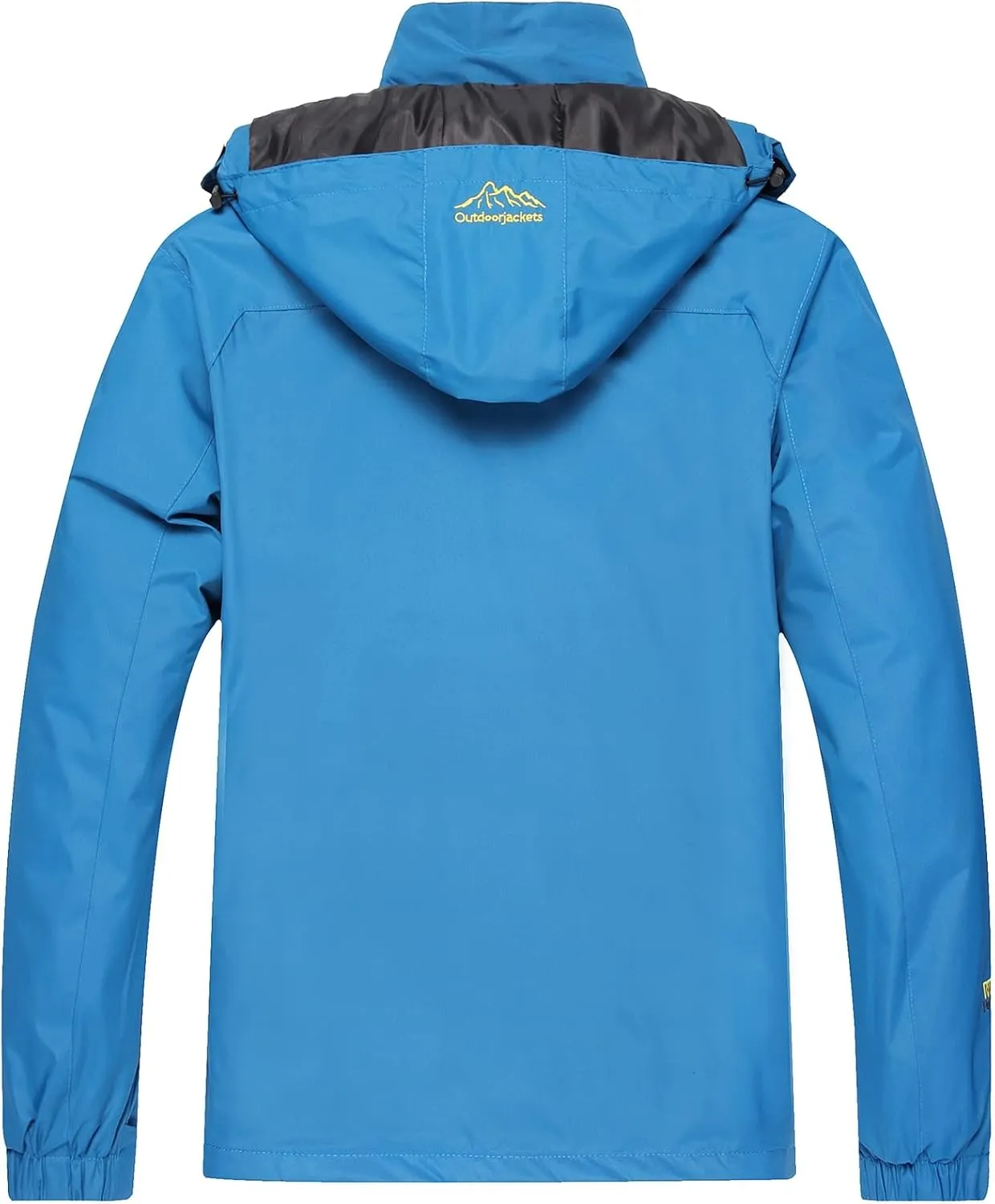 GIISAM Mens Windproof Jacket Waterproof Lightweight Mountain Sport Jacket for Men Hooded Windbreaker Raincoat