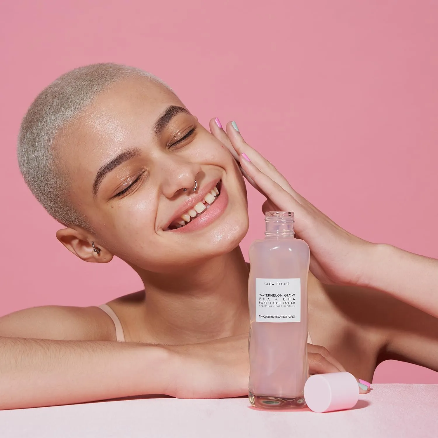 Glow Recipe PHA   BHA Face Toner - Korean Skin Care Pore Minimizer & Gentle Facial Exfoliator for Tightening, Hydrating & Exfoliating - Glycerin, Watermelon & Cactus Water (150ml)