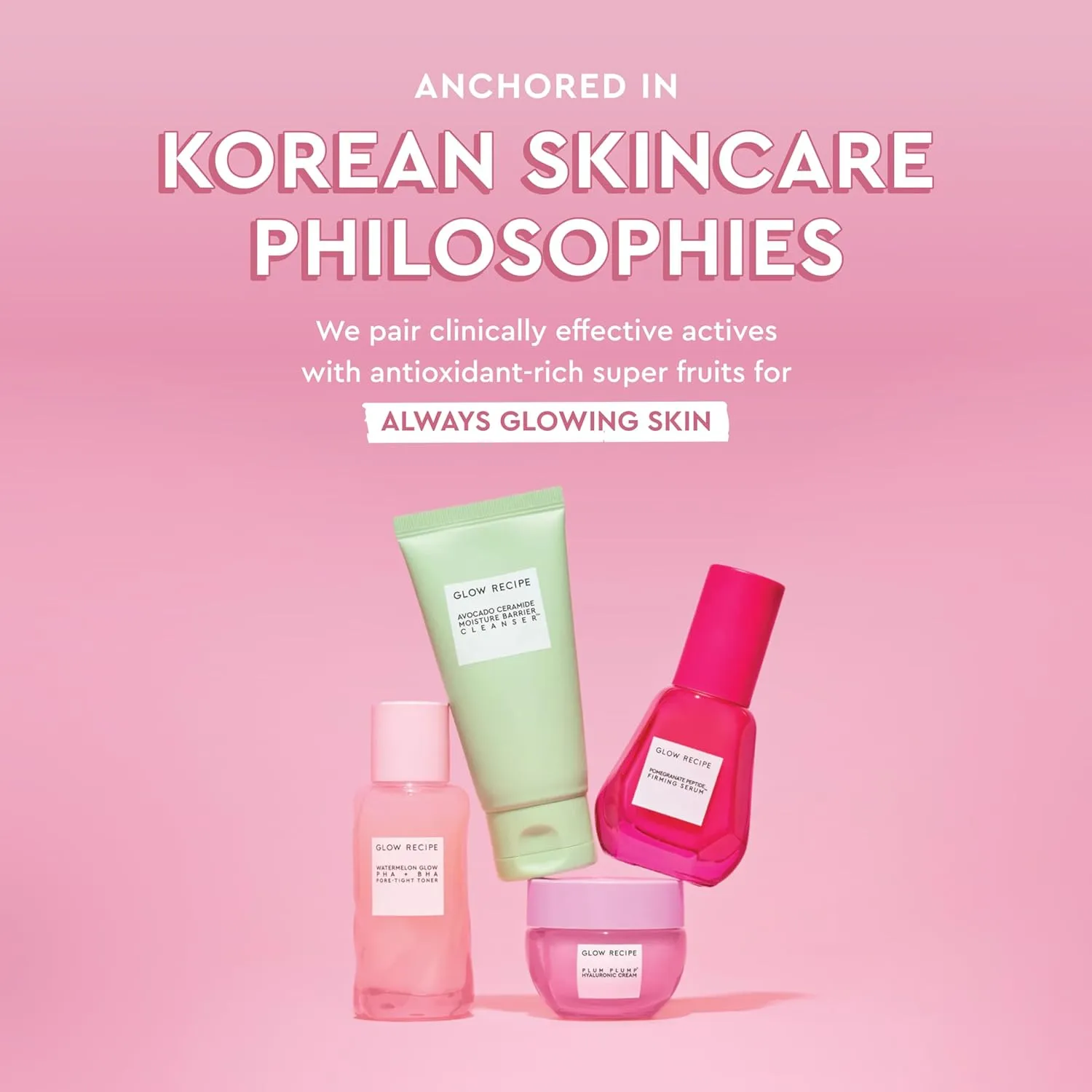 Glow Recipe PHA   BHA Face Toner - Korean Skin Care Pore Minimizer & Gentle Facial Exfoliator for Tightening, Hydrating & Exfoliating - Glycerin, Watermelon & Cactus Water (150ml)