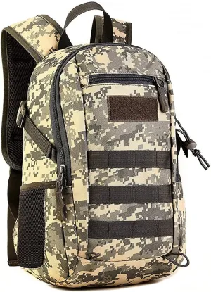 HUNTVP 10L/20L Mini Daypack Military MOLLE Backpack Rucksack Gear Tactical Assault Pack Bag for Hunting Camping Trekking
