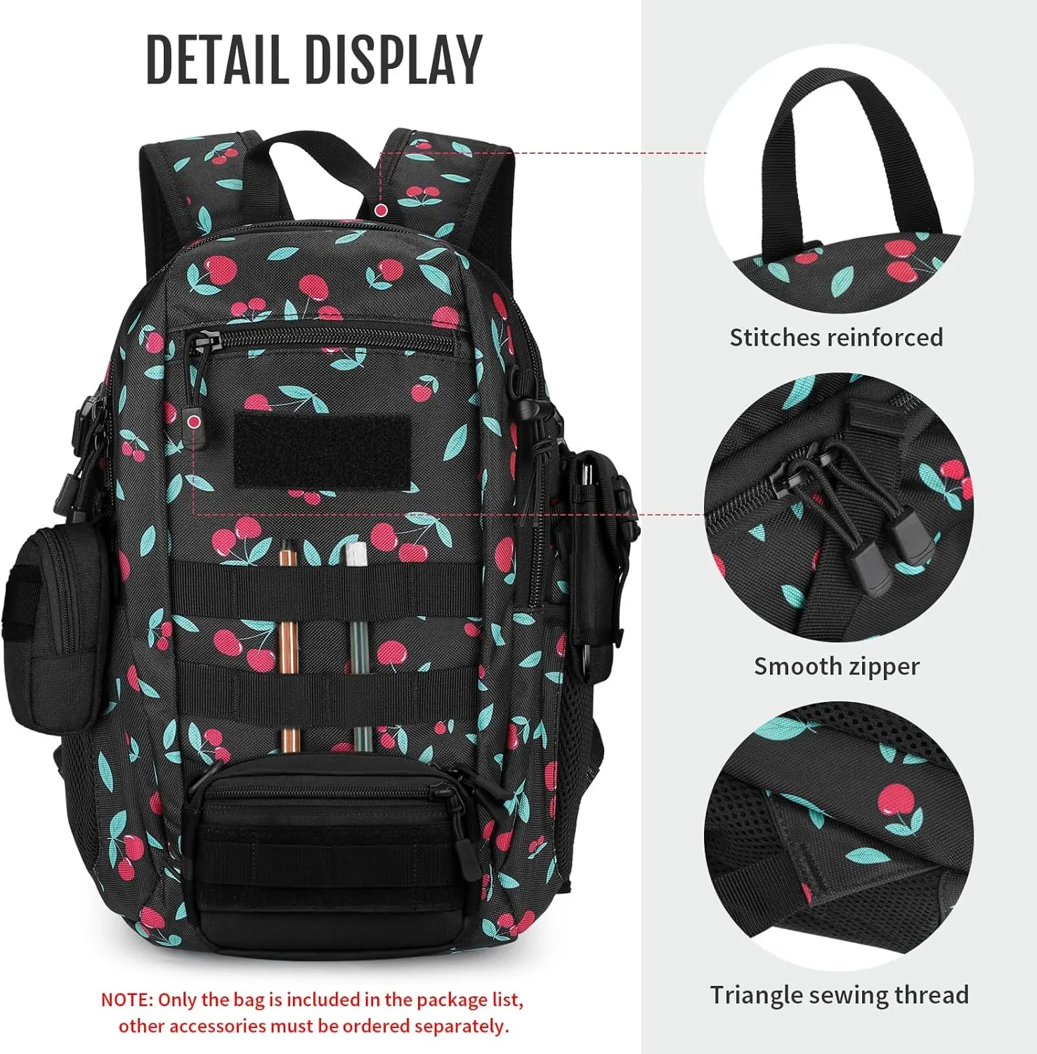 HUNTVP 10L/20L Mini Daypack Military MOLLE Backpack Rucksack Gear Tactical Assault Pack Bag for Hunting Camping Trekking