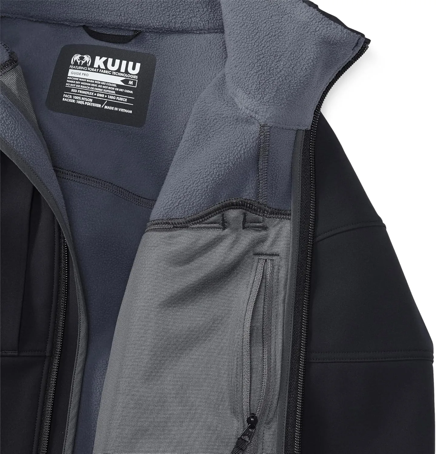 KUIU Guide PRO Hooded Jacket - Wind Resistant, Water Repellent, & Soft-Shell Hunting Jacket