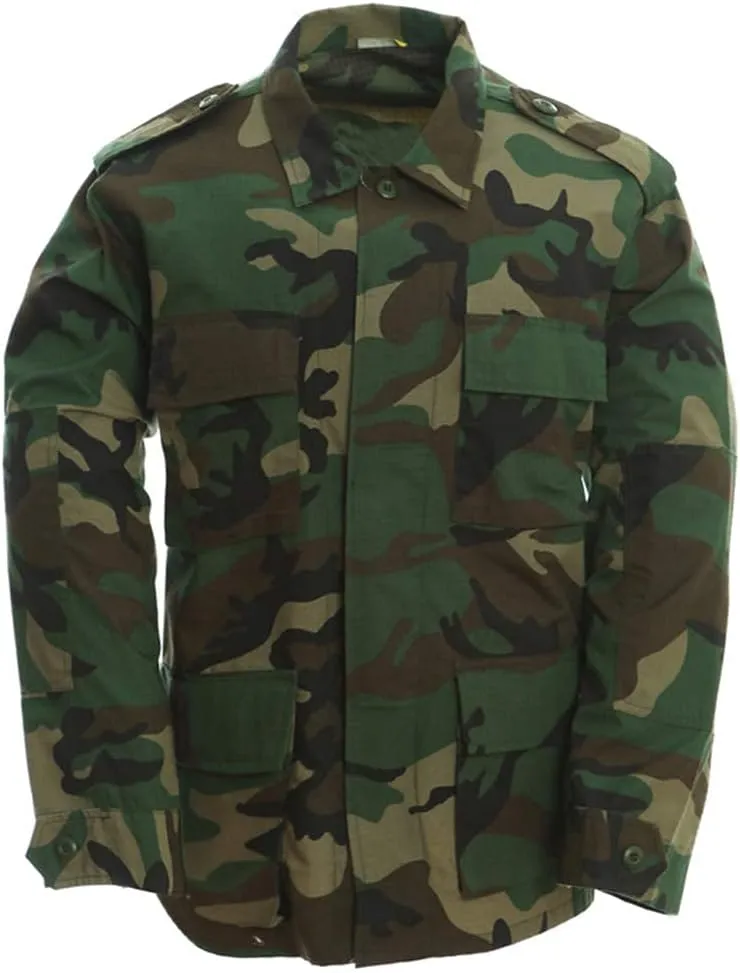 LANBAOSI Men's Tactical Hunting Uniform Combat Suit Shirt Jacket Coat and Pants Set
