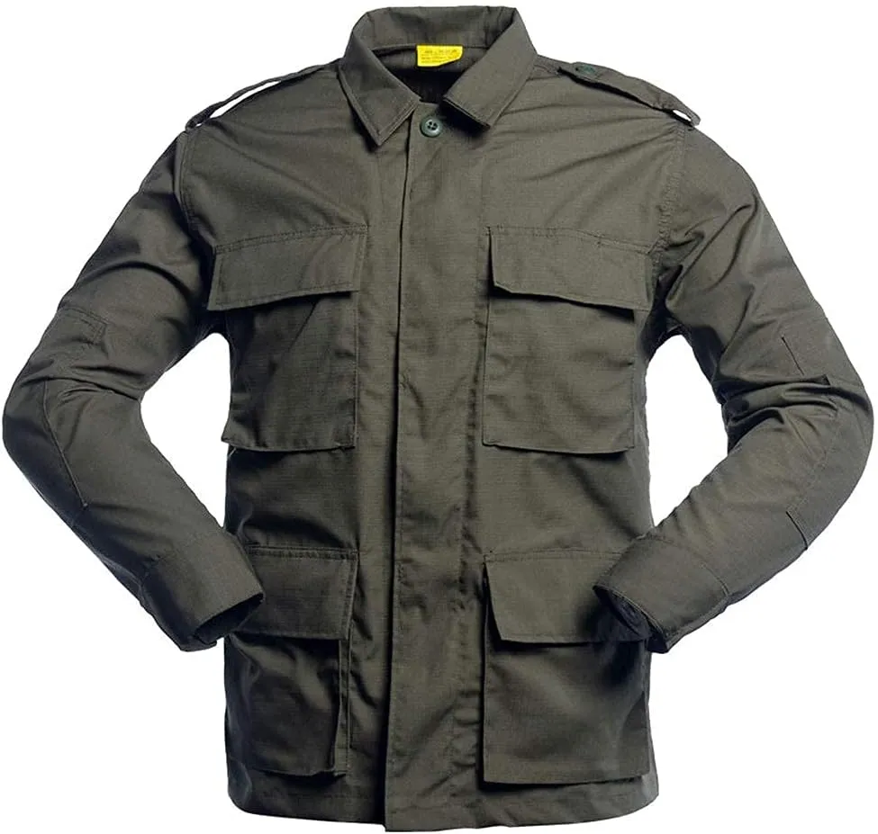 LANBAOSI Men's Tactical Hunting Uniform Combat Suit Shirt Jacket Coat and Pants Set