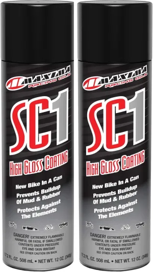 Maxima 78920-2PK SC1 High Gloss Coating 34.4 FL. OZ. 1016 mL - NET WT. 24 OZ. (680g), 2-Pack