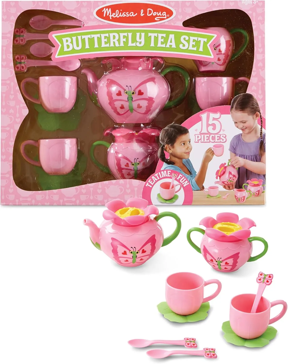 Melissa & Doug Bella Butterfly Tea Set (FFP)