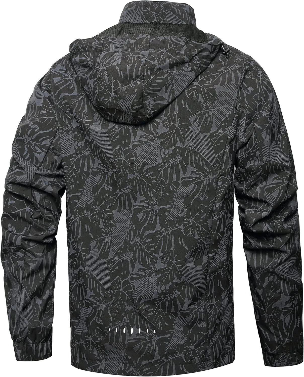 Men's Lightweight Waterproof Rain Jacket,Shell Hooded Outdoor Raincoat Hiking Windbreake jacket