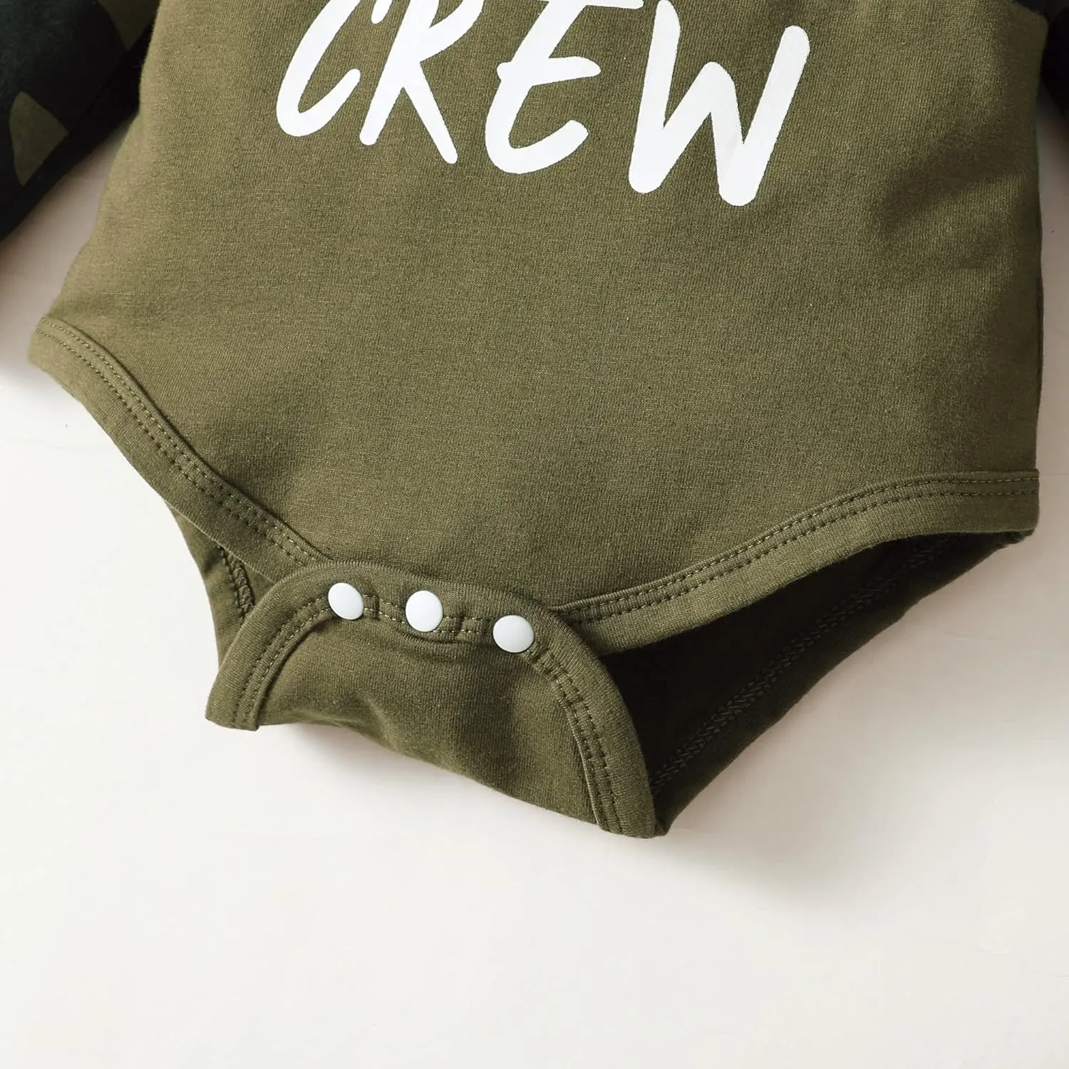 Newborn Infant Baby Boy Clothes Fall Winter Outfits New to The Crew Outfit Toddler Baby Boy Clothes Set