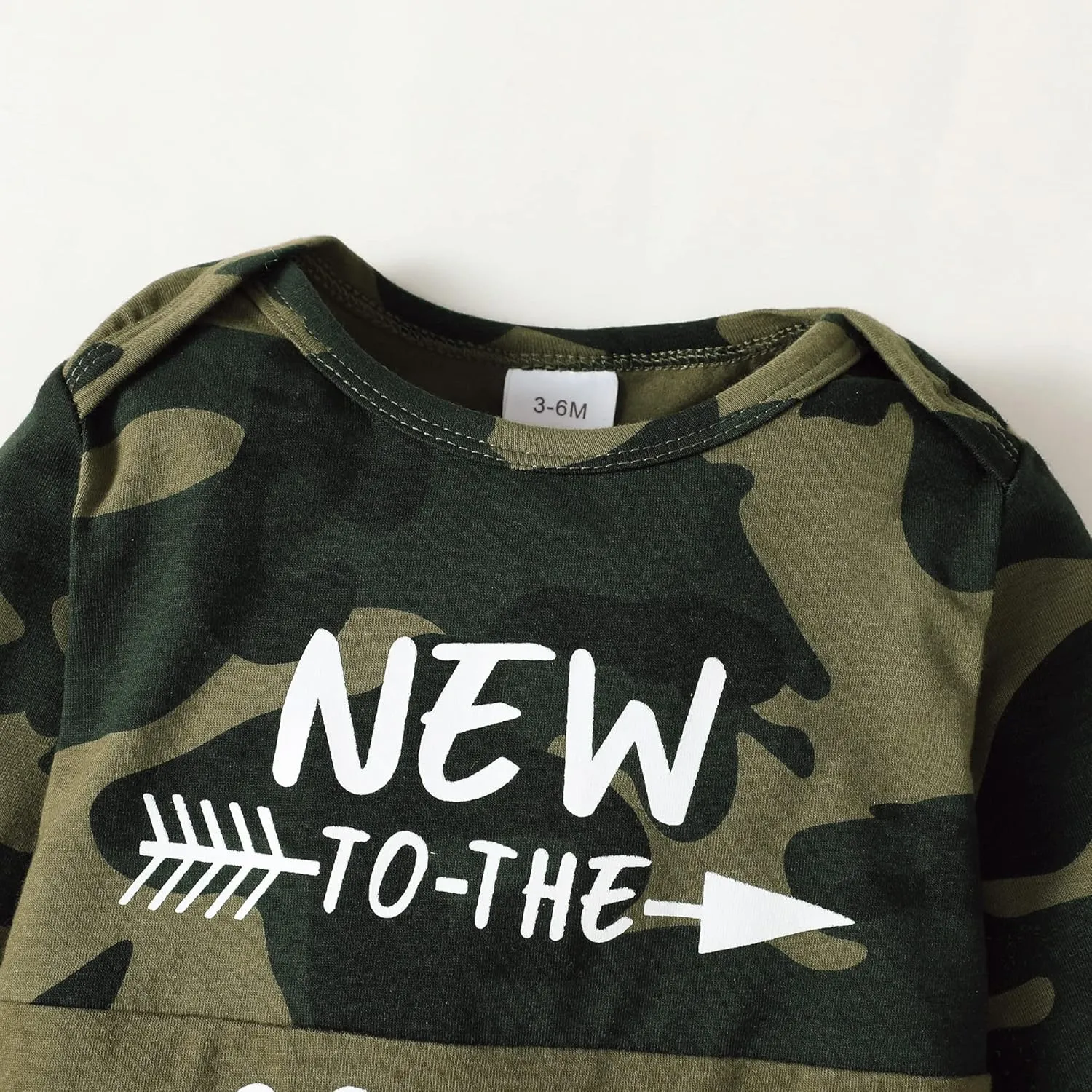 Newborn Infant Baby Boy Clothes Fall Winter Outfits New to The Crew Outfit Toddler Baby Boy Clothes Set