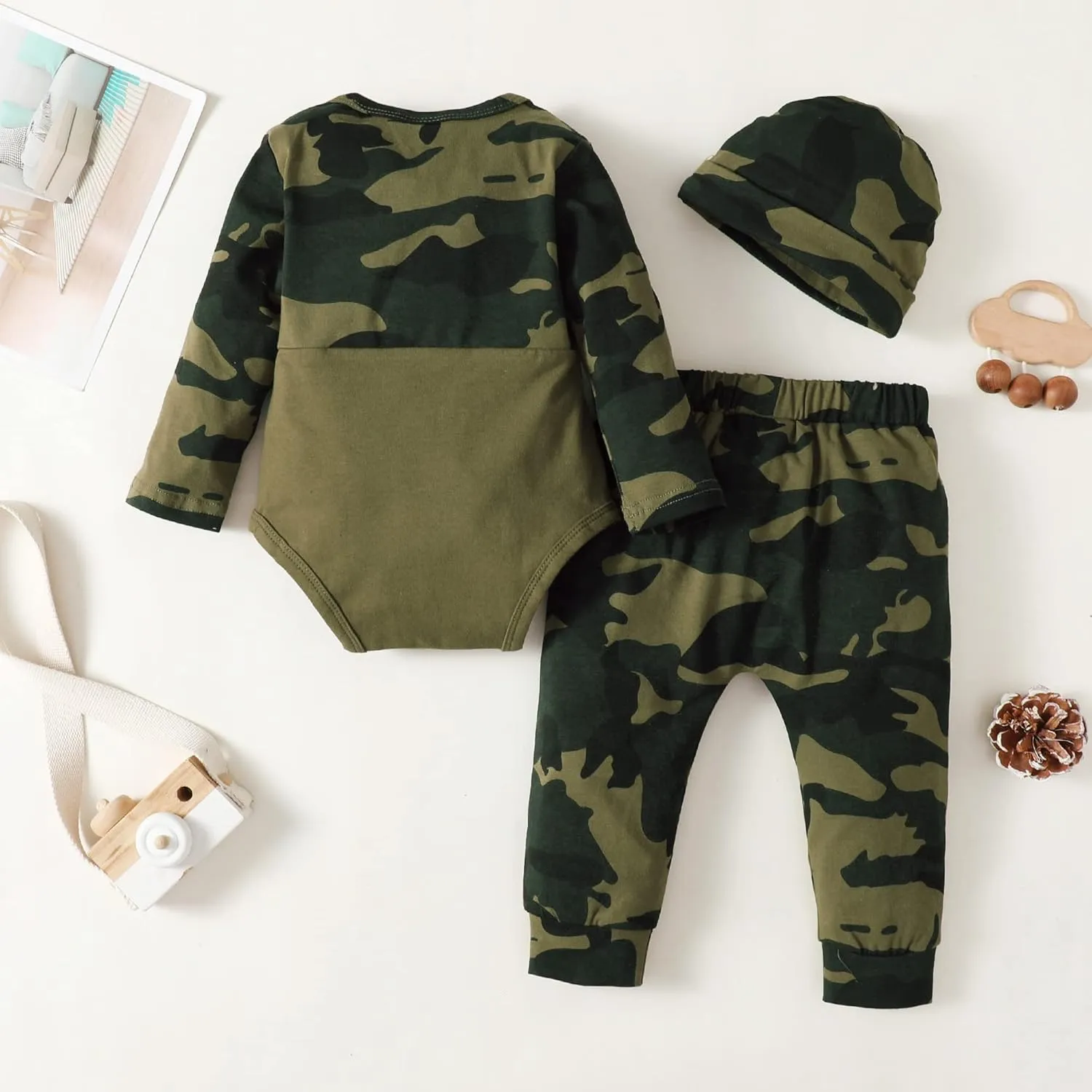 Newborn Infant Baby Boy Clothes Fall Winter Outfits New to The Crew Outfit Toddler Baby Boy Clothes Set