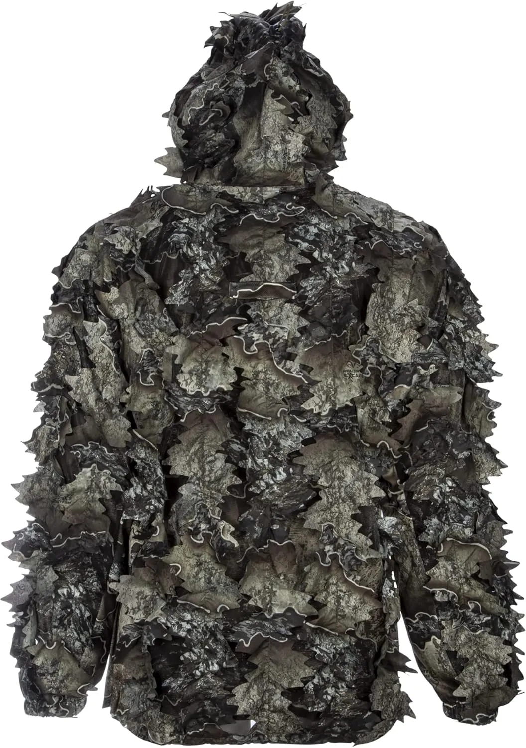 North Mountain Gear - Premium Camouflage Leafy Hunting Jacket For Men- 1/2 Zip With Hood