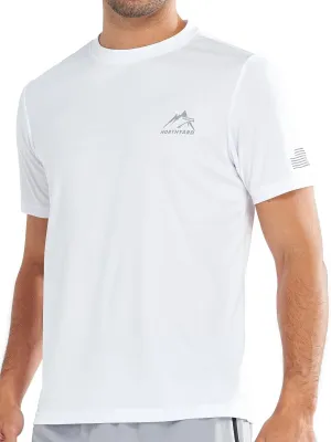 NORTHYARD Men's UPF 50  Sun Protection Shirts Swim SPF UV Quick Dry Short Sleeve T-Shirts for Athletic Fishing Rash Guard