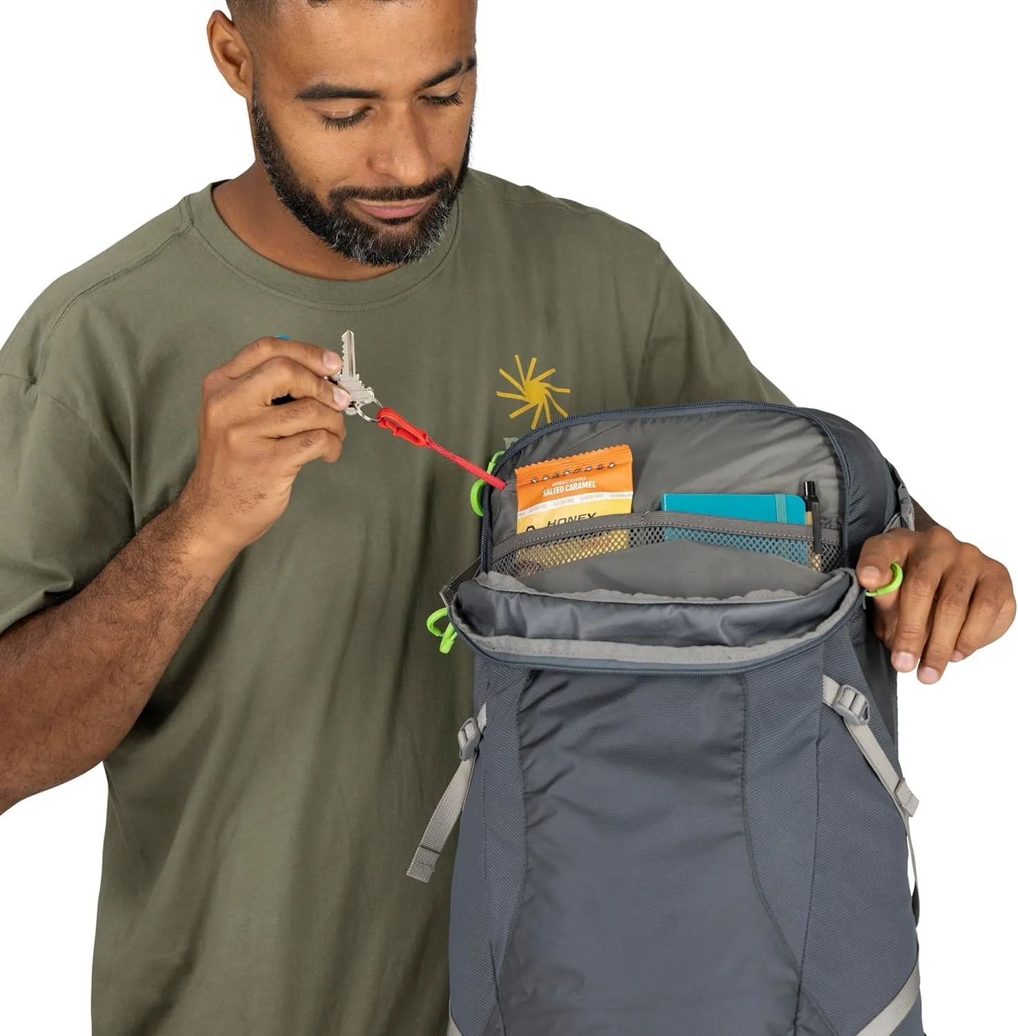Osprey Sportlite 25L Unisex Hiking Backpack, Dark Charcoal Grey, S/M