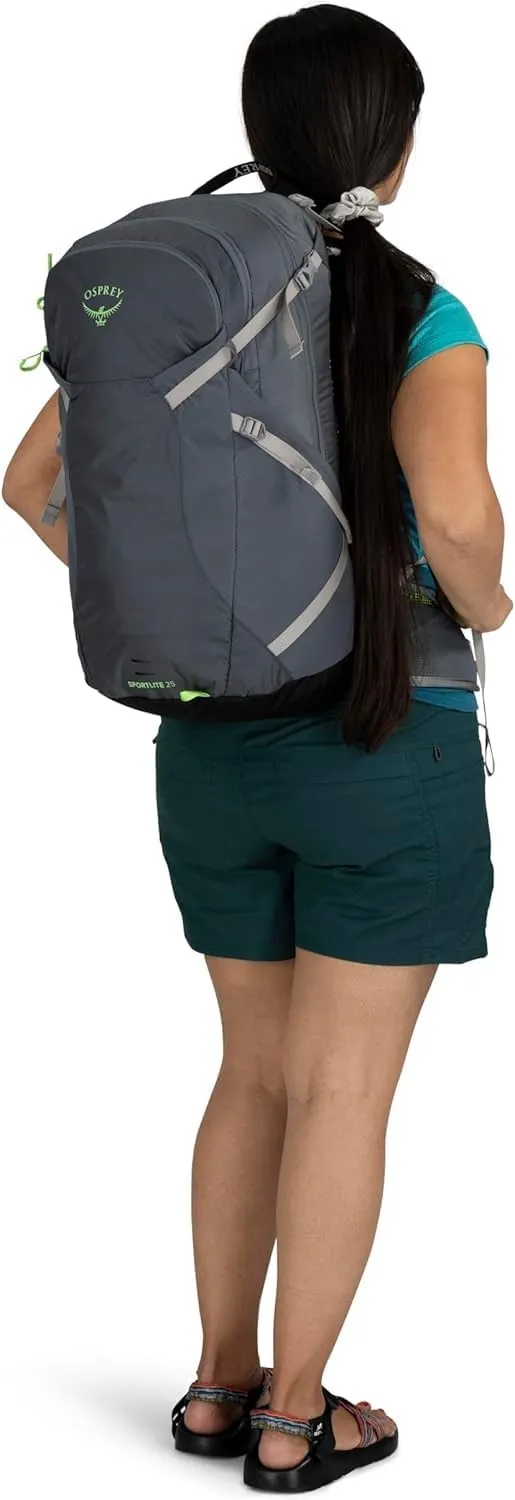Osprey Sportlite 25L Unisex Hiking Backpack, Dark Charcoal Grey, S/M