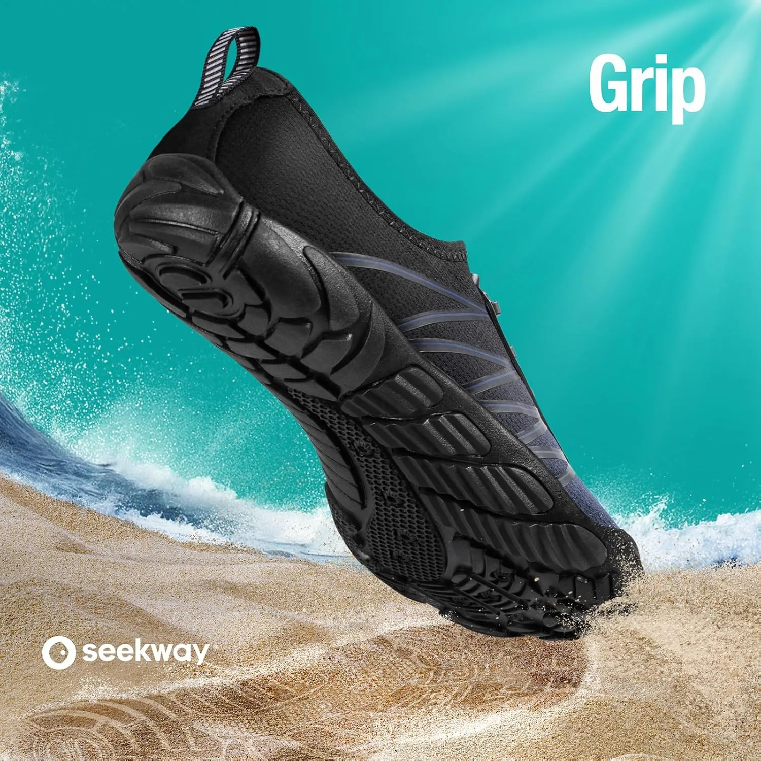 SEEKWAY Water Shoes Men Women Adult Quick-Dry Aqua Sock Barefoot for Beach Swim River Pool Lake Hiking Kayaking Surfing