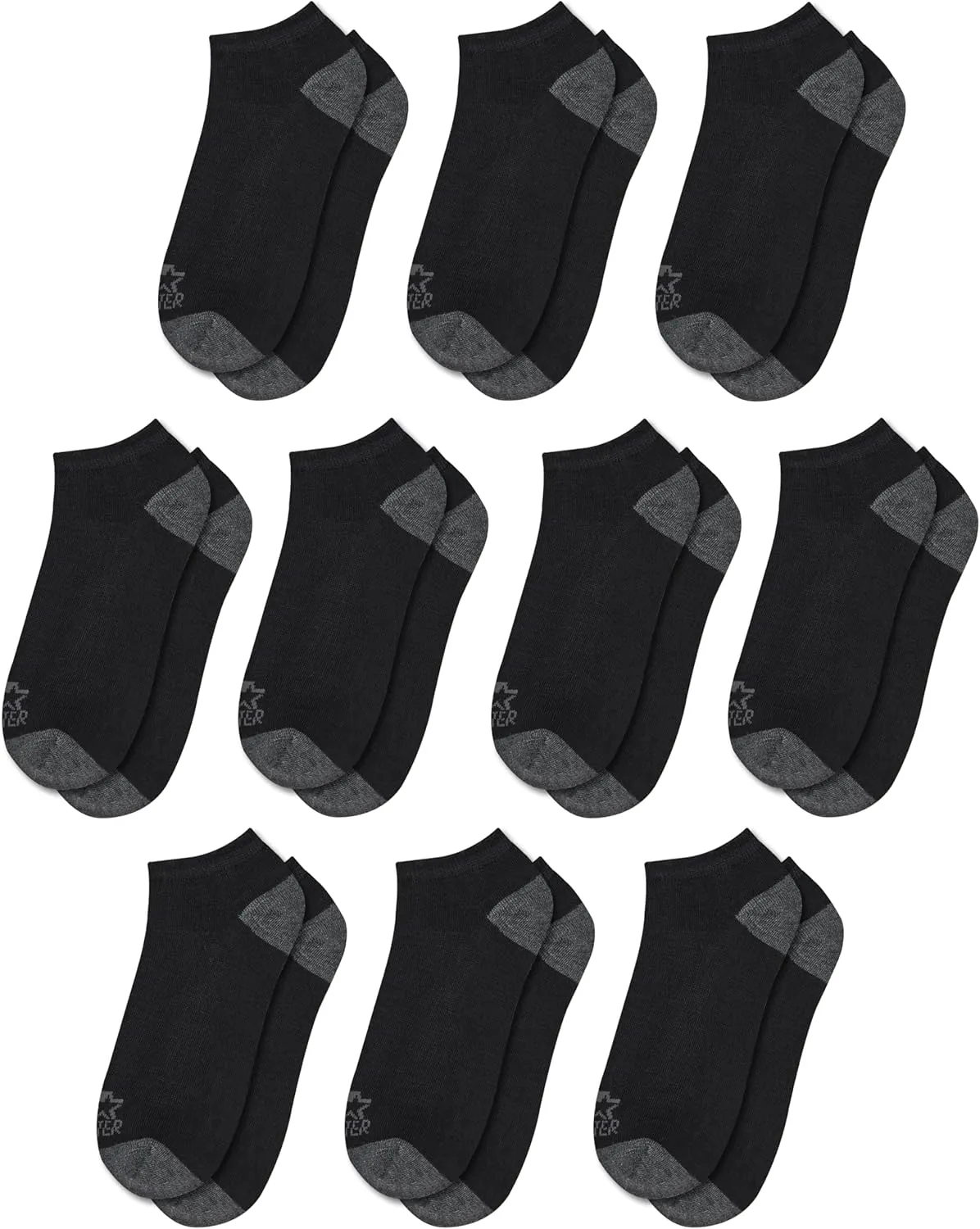 STARTER Boys Socks 10-Pack Comfort Toe, Lightweight Moisture-Wicking Socks for Kids 4-6, 6-8, and 10-12 Years Old