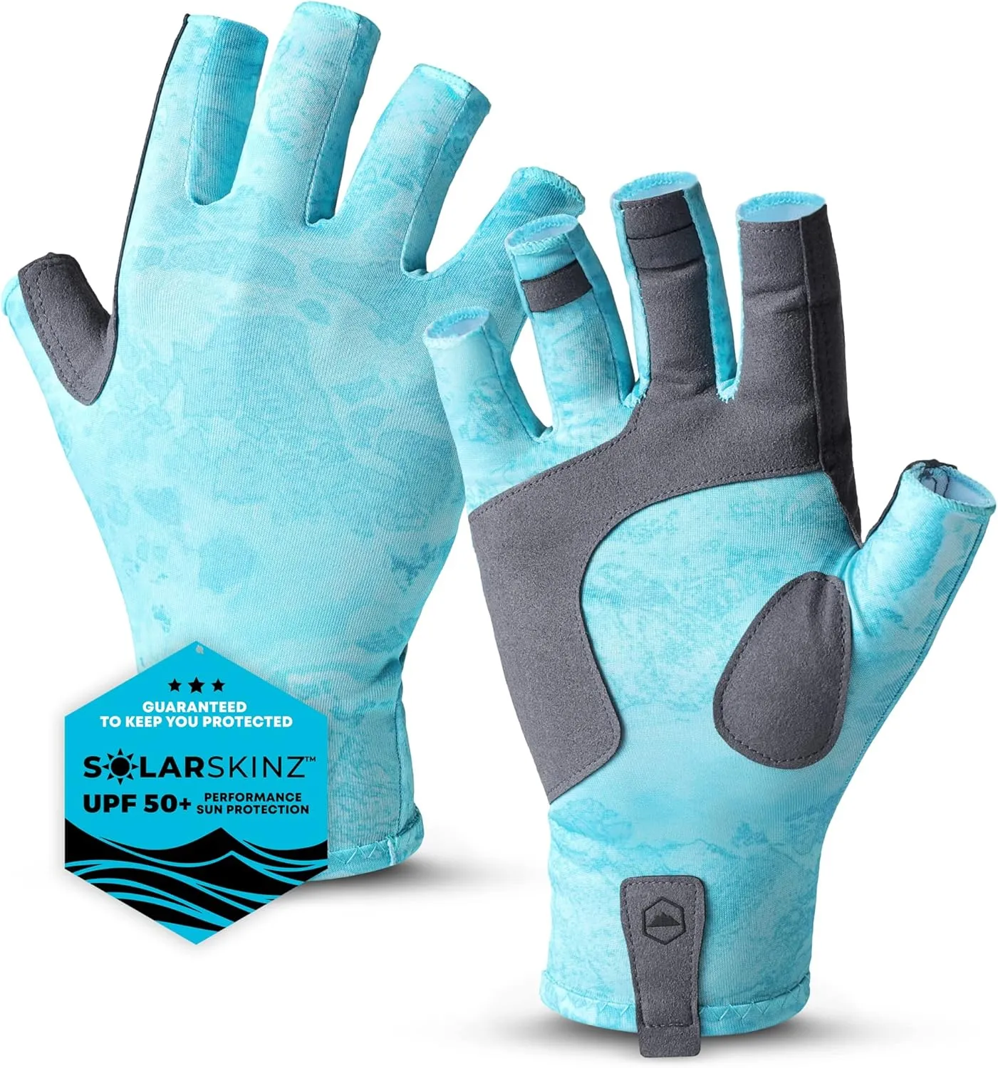 Tough Outdoors UV Fishing Gloves - Fingerless, Kayaking & Sailing - UPF 50  Sun Protection