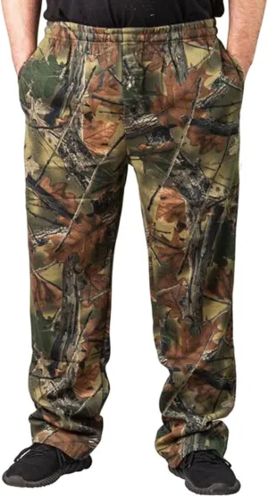TrailCrest by Treel Mossy Oak/Camo Open Bottom Lounge Hunting Sweatpants