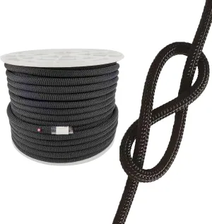 UIAA Static Climbing Rope 10.5mm, 45M(150FT) Nylon Kernmantle Rappelling Rope for Survival Rescue Cord Rock Mountaineering Climbing Hauling