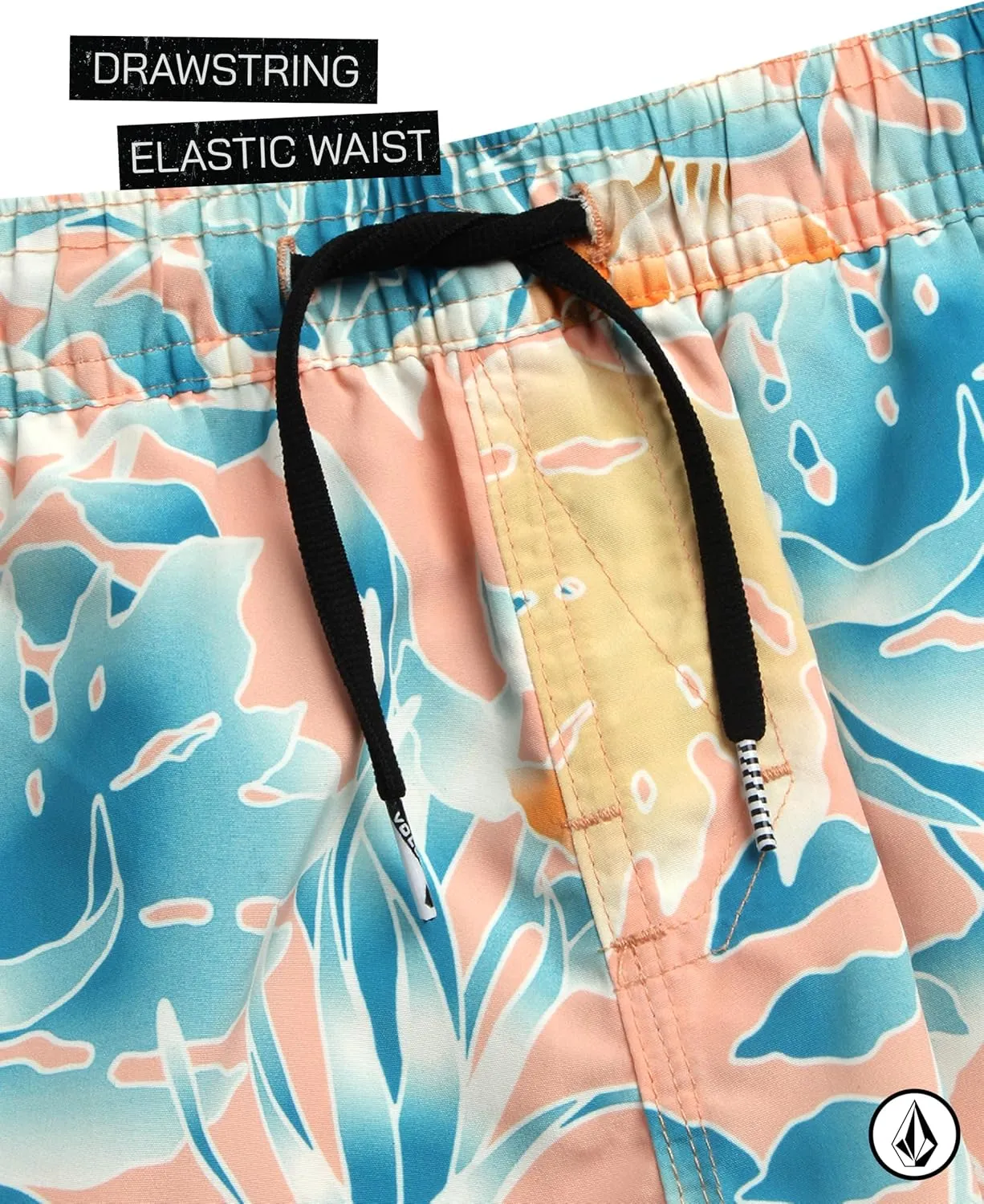 Volcom Boys Swim Trunks - UPF 50  Quick Dry Board Shorts with Drawstring Waist - Bathing Suit Swimsuit for Boys (Size: 8-16)