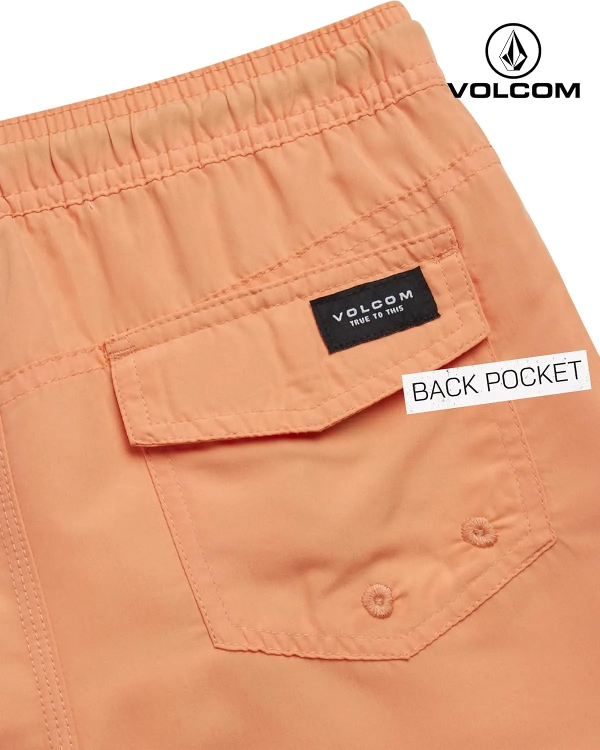 Volcom Boys Swim Trunks - UPF 50  Quick Dry Board Shorts with Drawstring Waist - Bathing Suit Swimsuit for Boys (Size: 8-16)