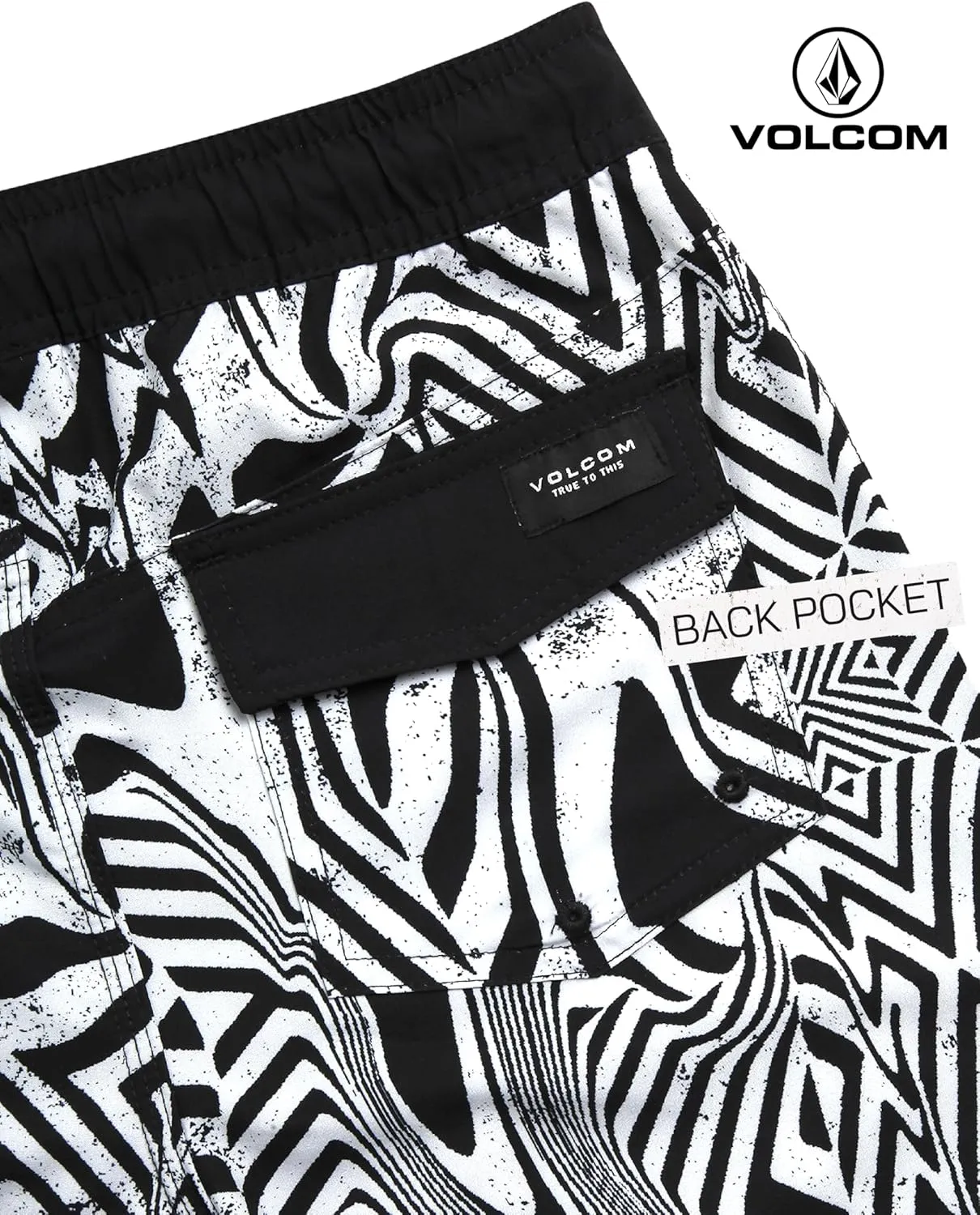 Volcom Boys Swim Trunks - UPF 50  Quick Dry Board Shorts with Drawstring Waist - Bathing Suit Swimsuit for Boys (Size: 8-16)