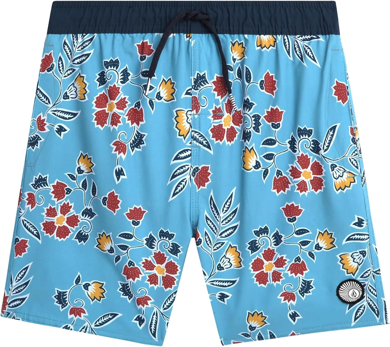 Volcom Boys Swim Trunks - UPF 50  Quick Dry Board Shorts with Drawstring Waist - Bathing Suit Swimsuit for Boys (Size: 8-16)