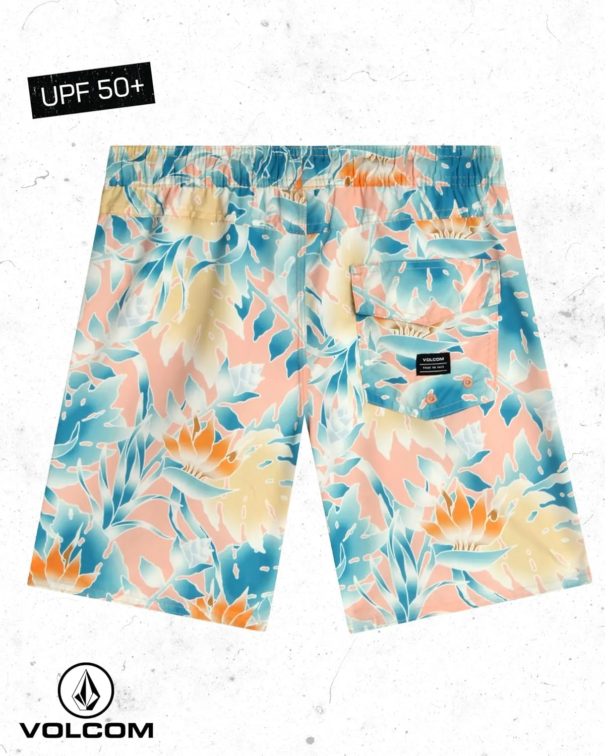 Volcom Boys Swim Trunks - UPF 50  Quick Dry Board Shorts with Drawstring Waist - Bathing Suit Swimsuit for Boys (Size: 8-16)