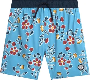 Volcom Boys Swim Trunks - UPF 50  Quick Dry Board Shorts with Drawstring Waist - Bathing Suit Swimsuit for Boys (Size: 8-16)