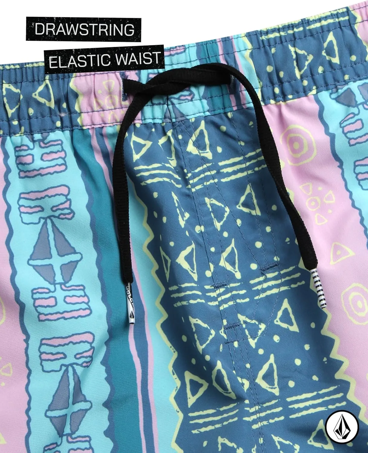 Volcom Boys Swim Trunks - UPF 50  Quick Dry Board Shorts with Drawstring Waist - Bathing Suit Swimsuit for Boys (Size: 8-16)