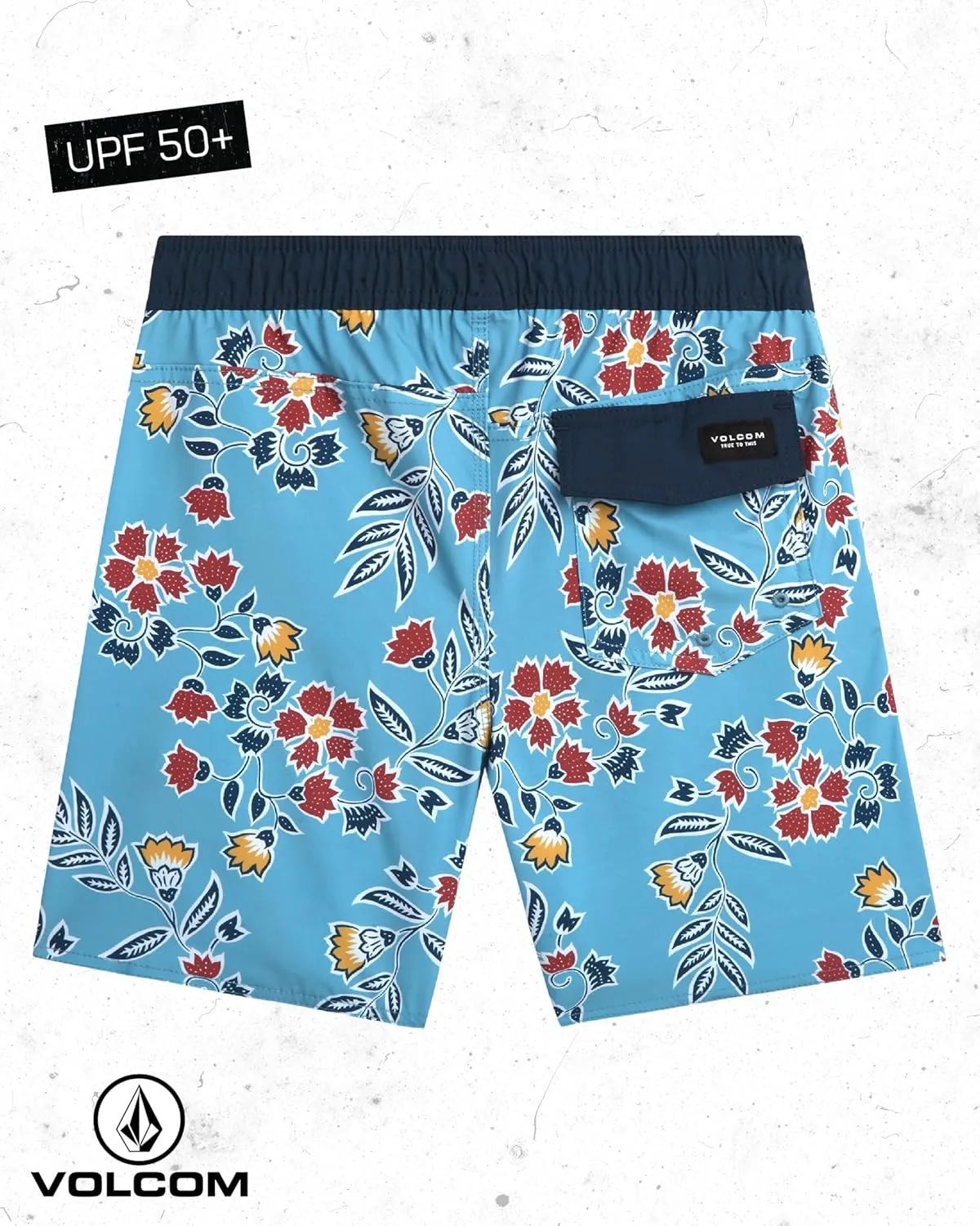 Volcom Boys Swim Trunks - UPF 50  Quick Dry Board Shorts with Drawstring Waist - Bathing Suit Swimsuit for Boys (Size: 8-16)
