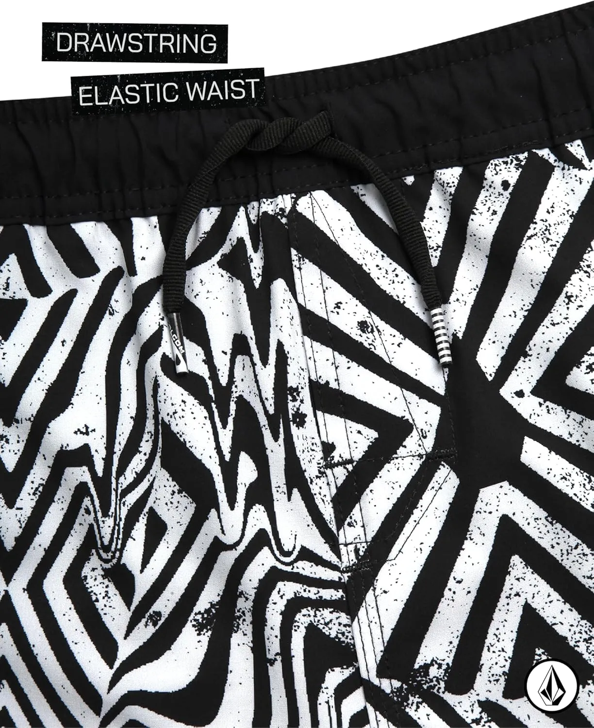 Volcom Boys Swim Trunks - UPF 50  Quick Dry Board Shorts with Drawstring Waist - Bathing Suit Swimsuit for Boys (Size: 8-16)