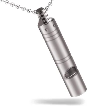Whistle Emergency,Titanium Whistle Necklace Keychain Loud up to 120db,Emergency Survival Whistles for Kids Women Men,Safety Whistles for Camping Hiking