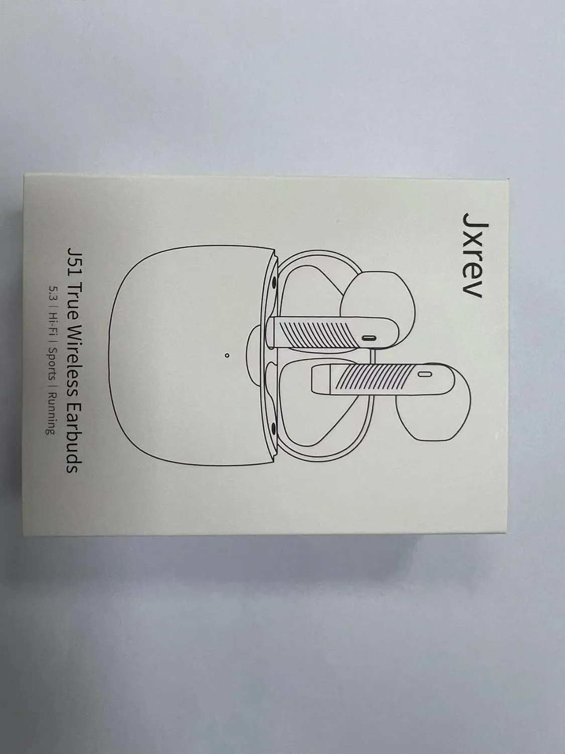 Wireless Earbuds, Bluetooth 5.3 Headphones in Ear with Noise Cancelling Mic, Bluetooth Earbuds Stereo Bass, IP7 Waterproof Sports Earphones, 32H Playtime USB C Charging Ear Buds Gray for Android iOS